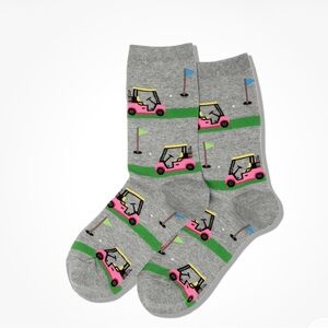 Hot Sox Women Golf Carts Socks nwt sock size 9-11